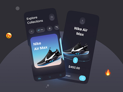 Shoe Selling App Shiny Ui Exploration ✨ app design e commerce app mobile app mobile design shiny design shoe app shoes selling app ui