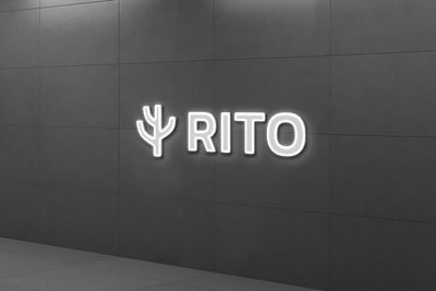 Logo design RITO design graphic design illustration logo pho typography vector
