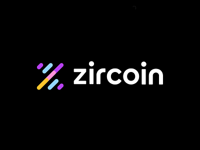 Zircoin abstract blockchain branding coin crypto crypto currency data flow gem gemstone geometric identity logo logo designer modern tech technology zircon