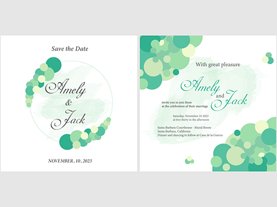 wedding invitation adobe illustrator branding cute design graphic design illustration logo motion graphics vector wedding invitation