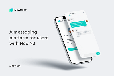 Neochat - Crypto Blockchain Chat Tool branding design ui ux