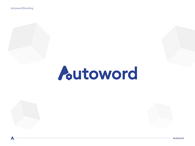 Autoword - Advanced AI Writer ai app branding design logo logo design shopify typography