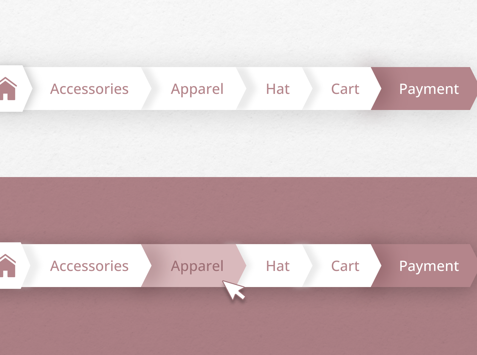 Daily UI Challenge 56 Breadcrumbs by Andrew Siu on Dribbble