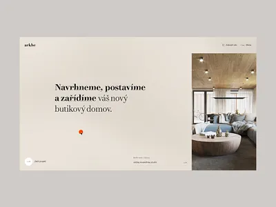 arkhe animation beige design graphic design ui ux web