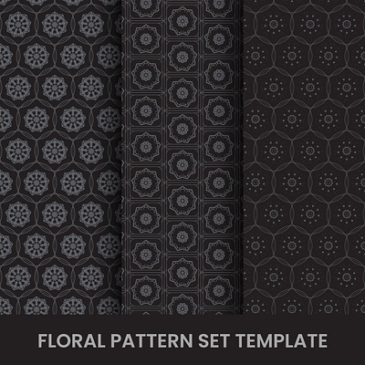 Floral Fabric Pattern Collection pattern design