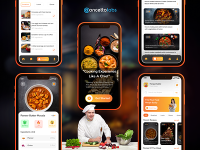 Mobile Application For Cooking Recipes cooking app cooking mobile app cooking re mobile application ui