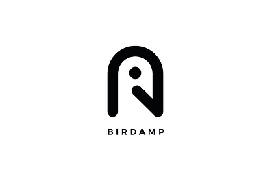 Birdamp Logo - For Sale a letter alphabet branding brid buy design for sale line logo minimal modern pixasquare template ui vector