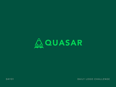 QUASAR LOGO - DAY01 design graphic design logo vector