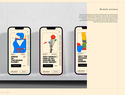 Mobile illustrations treatment 🙏 Mark Solonin mobile