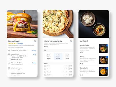 Dish Order - Take away & delivery service app design ui ux