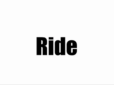 Ride animation bike design poster