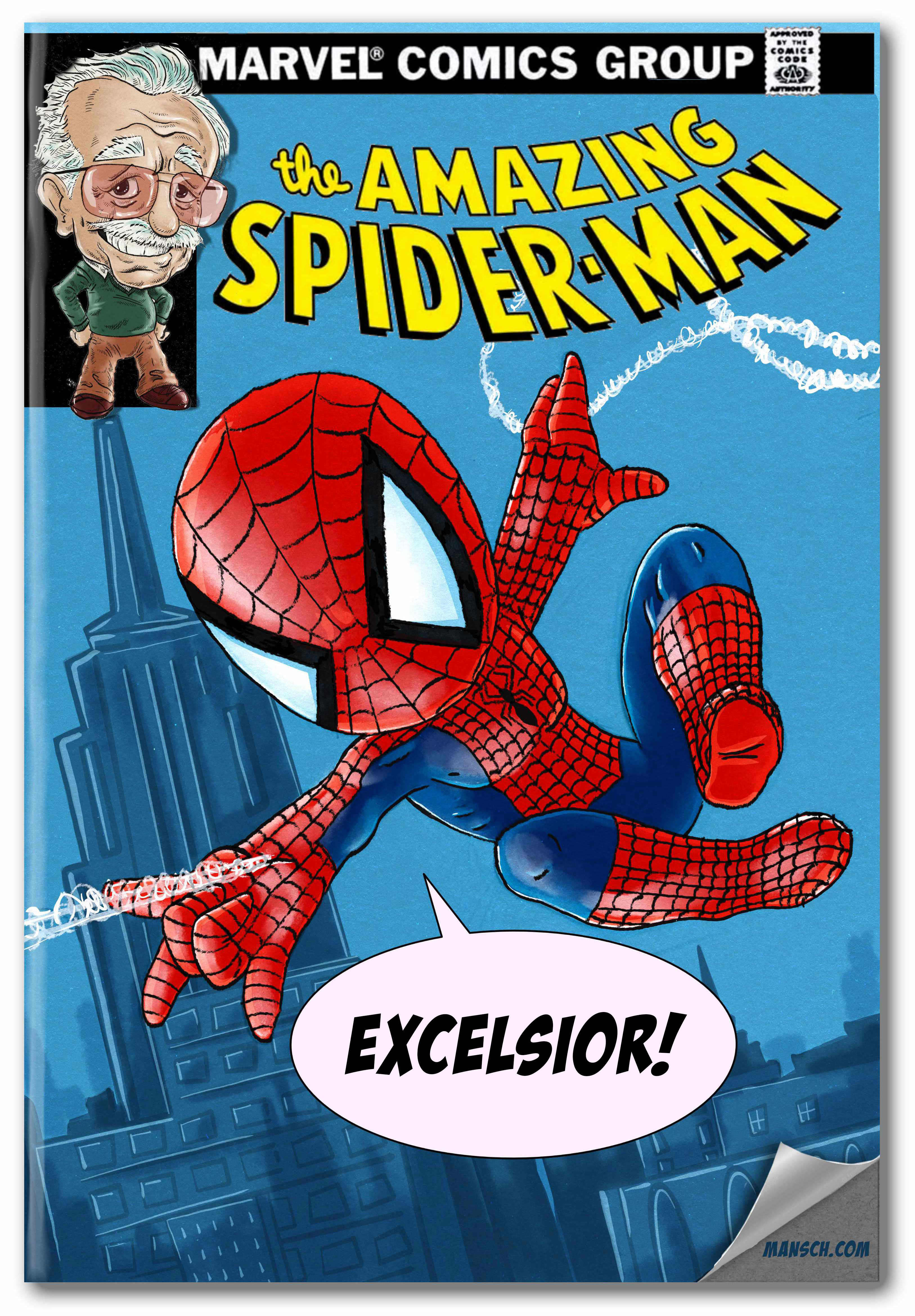 Spiderman cartoon character design comic editorial graphic novels illustration kids