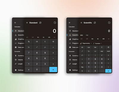 Calculator UI design - DailyUI Challenge Day 4 after effects dailyui design figma motion graphics product design ui uidesign uidesigner ux