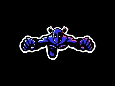 Ninja charge logo branding design graphic design illustration logo vector