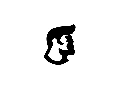 Retro man logo branding design graphic design illustration logo vector