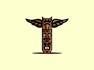 Totem logo branding design graphic design illustration logo vector