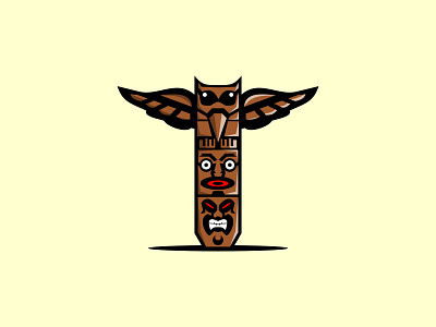 Totem logo branding design graphic design illustration logo vector