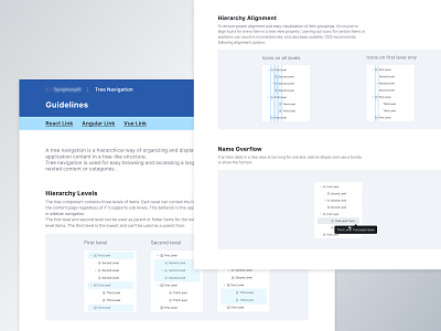 Tree Navigation - Design System Guidelines design systems guidelines light theme sidebar tree tree navigation