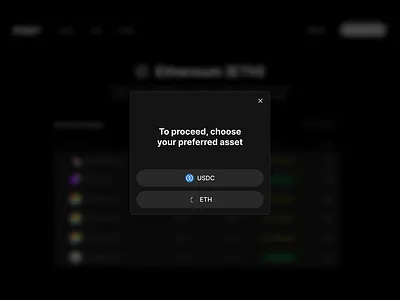 Pop up Modal app design app ui blockchain crypto dark dark mode dark theme defi design form illustration logo modal pop up typography ui web design