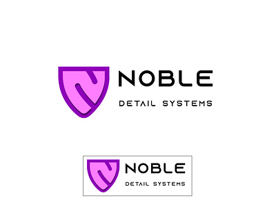 Noble Detail Systems logo colorful logo letter logo logo logo design logo ideas minimal logo n logo simple logo