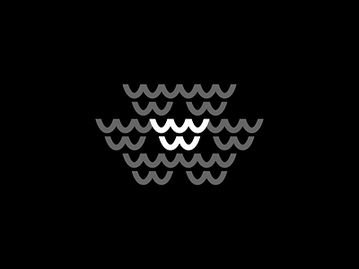 Water / Waves Pattern branding design geometric icon identity illustration logo minimal party pattern sea simple symbol w water waves