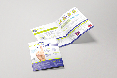 Oravig Sales Aid brochure editorial graphic design indesign medical sales
