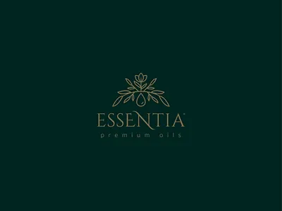 Essentia Premium Oils brand branding design graphic design logo logotype mark symbol