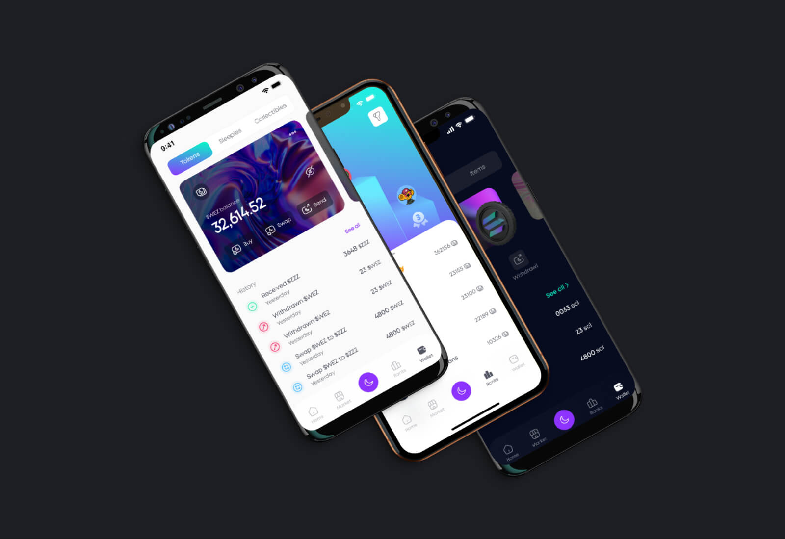 Crypto Wallet App by Devsolutely on Dribbble