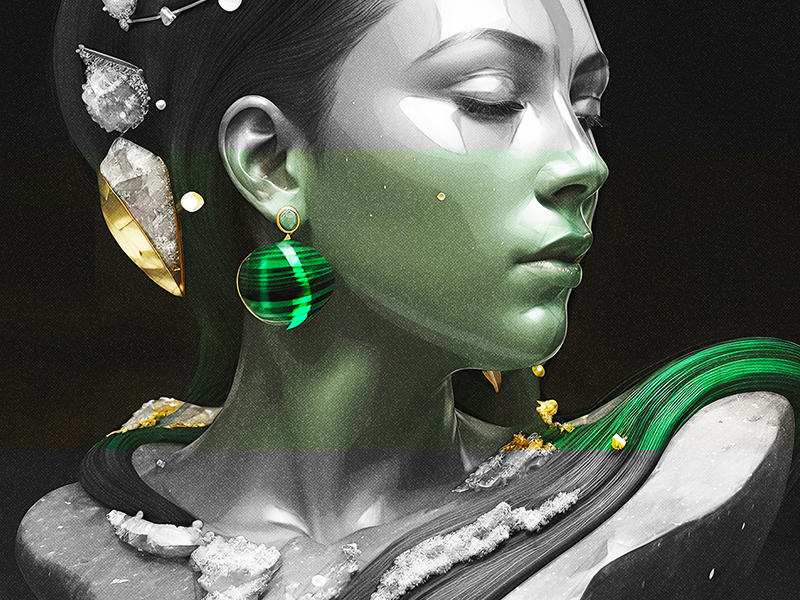 Calmness 3d abstract ai art c4d cinema4d design illustration octane