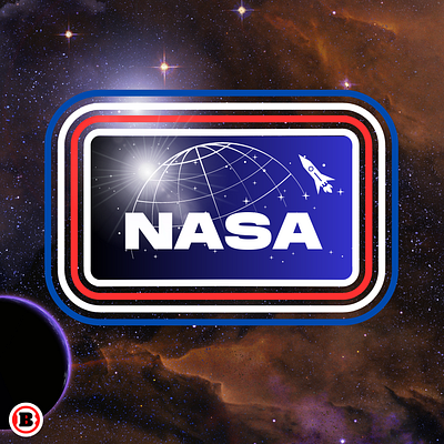 Logo NASA redesign 3d animation artwork branding design graphic design graphicdesign illustration logo logodesigner