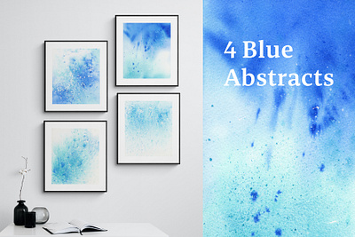 Sea breath / Blue watercolor abstract art abstract abstract wall art bundle art blue blue nature elements for design botanical patterns branding design digital file dream graphic design hand painted illustration nature painting poster printable sea wave sky texture