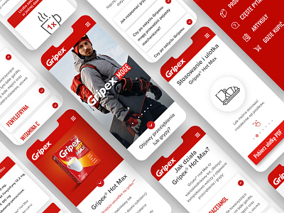 Gripex - product website graphic design ui ux