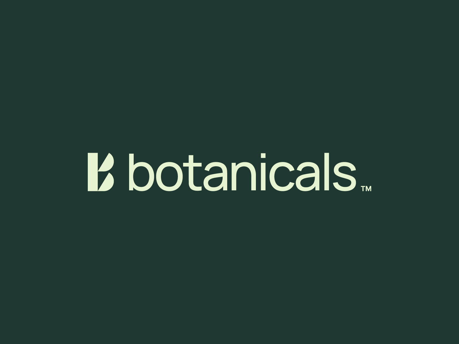 Botanicals™️ b b letter botanic botanicals brand branding design green icon leaf logo mark natural nature supplement