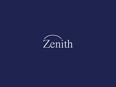 Zenith logotype branding graphic design illustration logo typography vector
