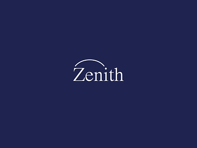Zenith logotype branding graphic design illustration logo typography vector