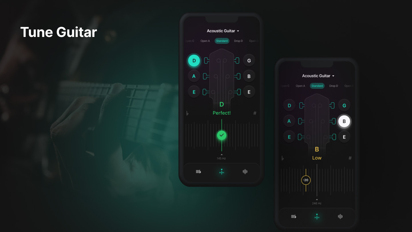 Tune Gitar App app branding design graphic design illustration logo music tune typography ui ux