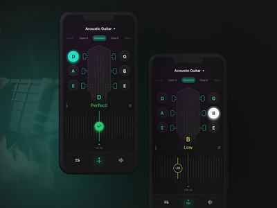 Tune Gitar App app branding design graphic design illustration logo music tune typography ui ux