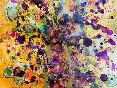 emotional vomit no.3 art color design pattern watercolor