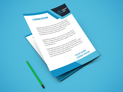 Professional Letterhead Design branding design graphic design illustration logo tshirtdesign typography ui ux vector