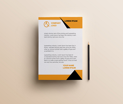 Professional Letterhead Design branding design graphic design illustration logo tshirtdesign typography ui ux vector