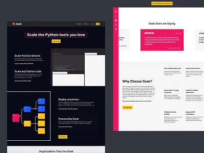 Dask's New Website brand branding creativity design graphic design