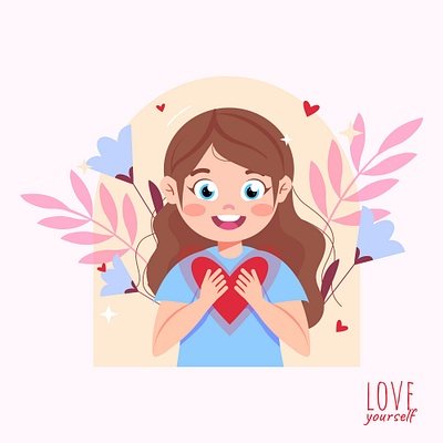 Self Love illustration ♥ adobe illustrator beauty branding character design designer digital art digital illustration graphic design graphiv designer illustration logo love postcard графічний дизайнер дизайнер