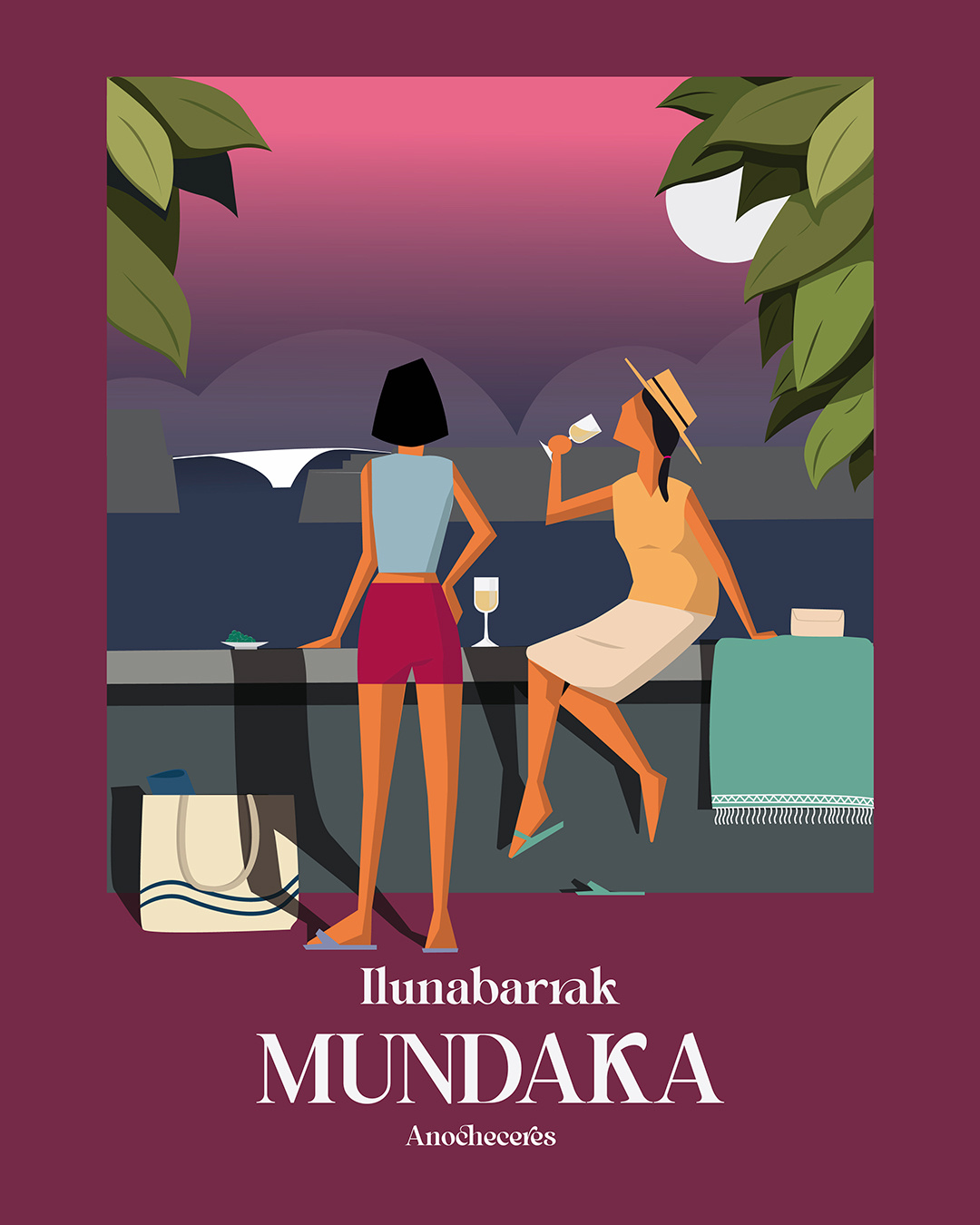 Example of To become night...