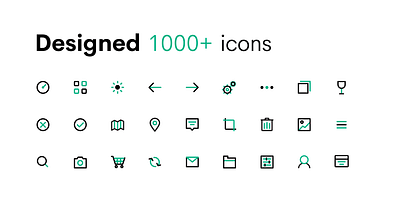 1000+ ICONS branding graphic design illustration logo typography ui ux