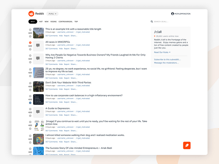 Browse thousands of Reddit Redesign images for design inspiration ...