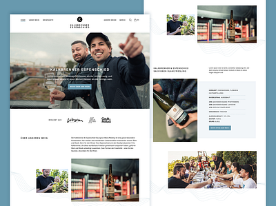 Webdesign Kalkbrenner & Espenschied music production online shop responsive design techno webdesign wine