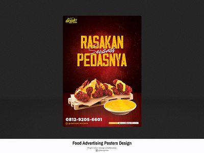 Food Advertising Posters Design branding design graphic design illustration logo typography