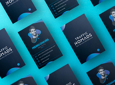 Traffic Nomads business card @matildedigital branding business card design graphic design lead design matilde digital matilde ferreira matilde.digital