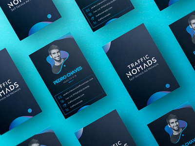 Traffic Nomads business card @matildedigital branding business card design graphic design lead design matilde digital matilde ferreira matilde.digital