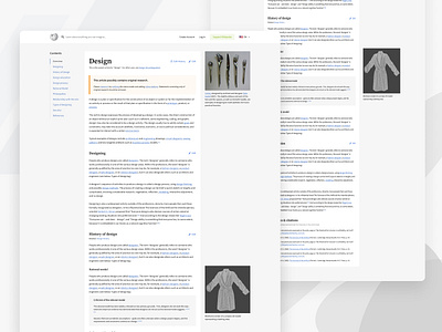 Encyclopedia Redesign (Wikipedia) article encyclopedia functional minimalist usability wikipedia